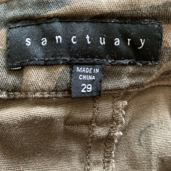 Sanctuary camo women’s jeans size 29 - Picture 6 of 12